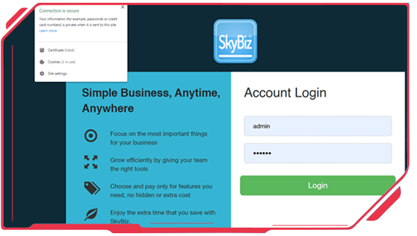 cloud accounting secure